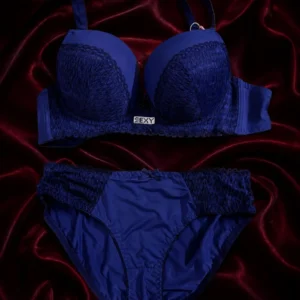 Midnight Lace Elegance Bra & Panty Set